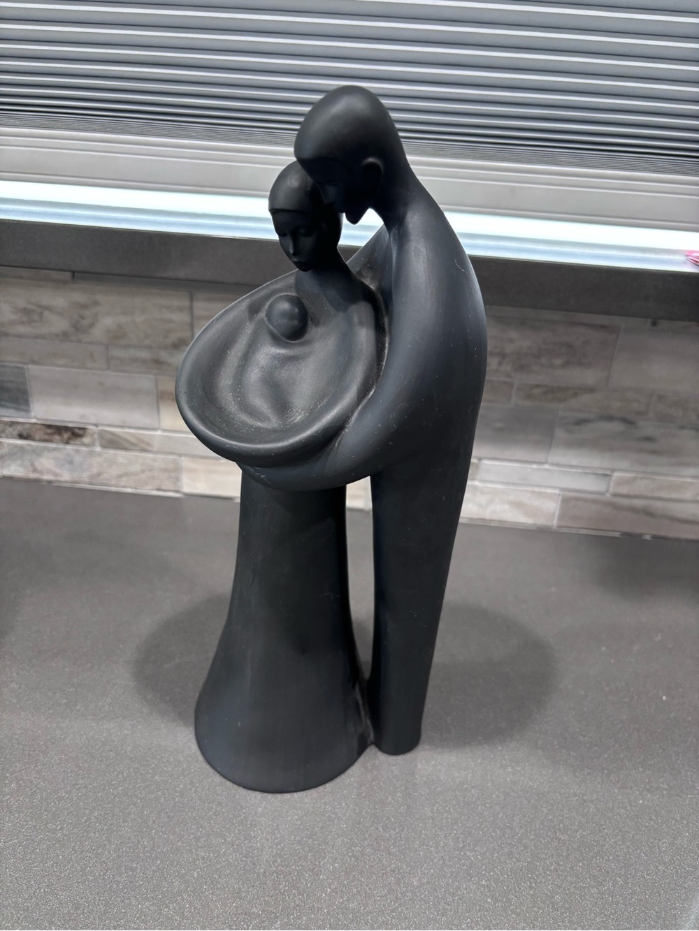 Royal Doulton Black Modern Family Embrace Sculpture